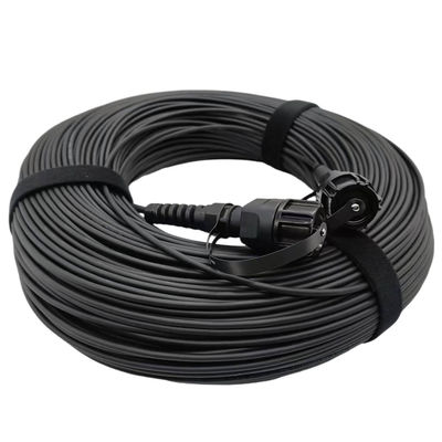 Cabo de remendo de fibra ótica do cabo do campo com o conector duplo de ODVA LC