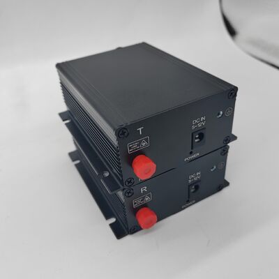 1ch bi-direcional de áudio para conversor de fibra 2ch Balanced Audio para conversor de fibra