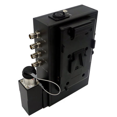 sistema da câmera da fibra 3G com linha dianteira e do retorno áudio do SD dos dados 422/485/Intercom/do nível sobre o cabo híbrido da fibra de SMPTE