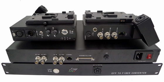 Sistema EFP da câmera da fibra de HD 3G ao conversor da fibra para o controlo a distância de JVC W SDI