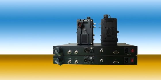 Intercomunicador audio video Tally Fiber Camera System SDI dos dados ao conversor da fibra