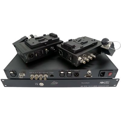 Intercomunicador audio de Tally Remote PGM dos ethernet do SDI sobre a fibra para o sistema vivo do estúdio da relação
