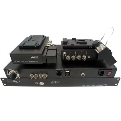 Intercomunicador audio de Tally Remote PGM dos ethernet do SDI sobre a fibra para o sistema vivo do estúdio da relação