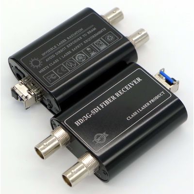 Prolongamento ótico da fibra audio video esplêndida dos ethernet dos dados da transmissão 3G/HD-SDI de SFP do conversor da fibra ótica 3G-SDI