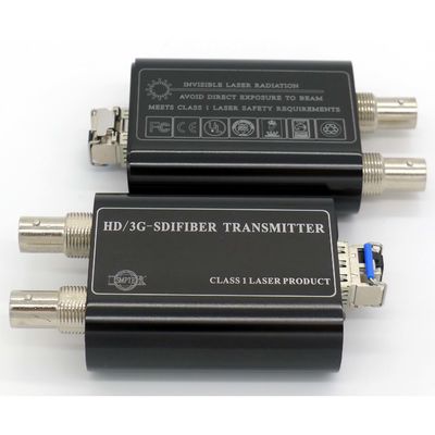 Prolongamento ótico da fibra audio video esplêndida dos ethernet dos dados da transmissão 3G/HD-SDI de SFP do conversor da fibra ótica 3G-SDI