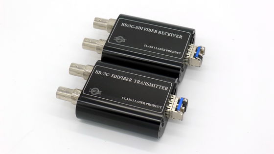 Prolongamento ótico da fibra audio video esplêndida dos ethernet dos dados da transmissão 3G/HD-SDI de SFP do conversor da fibra ótica 3G-SDI