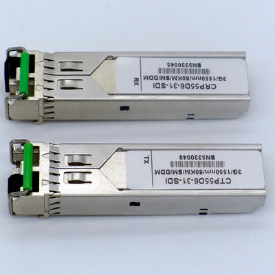 transceptor CWDM de SFP da transmissão video de 12G 4K SDI