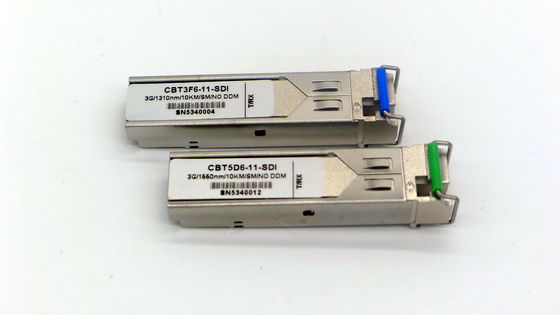 transceptor CWDM de SFP da transmissão video de 12G 4K SDI