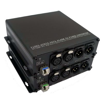 2-CH 2 conversor/transceptor/transmissor e receptor de transmissão de Pin Xlr To Fiber Converter da maneira 3