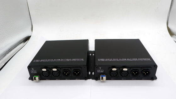 Os Bi-Di XLR equilibraram o áudio a Pin XLR do conversor 2-Ch 3 da fibra