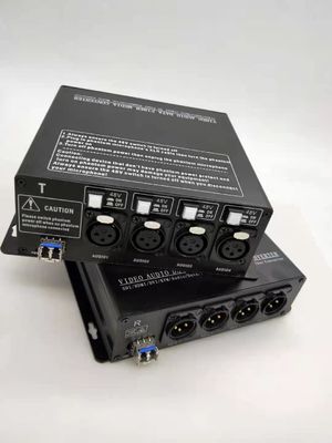 XLR de Digitas ao conversor da fibra ótica com 48V Switchable Phantom Power Supply