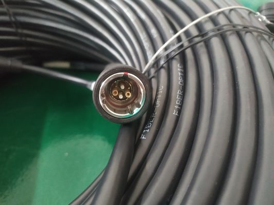 Cabo híbrido fotoelétrico do conector da fibra do sistema de transmissão SMPTE