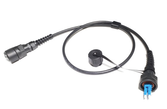 Cabo de remendo de fibra ótica do cabo do campo com o conector duplo de ODVA LC