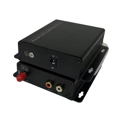 Conversor audio de RCA do projeto apto para a utilização do sistema da câmera da fibra multimodo