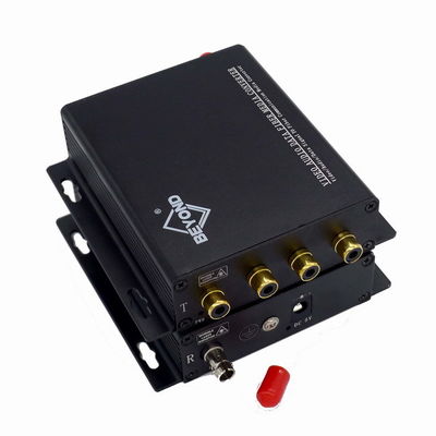 áudio ótico de 4ch RCA ao modo multimodo ou único do conversor da fibra
