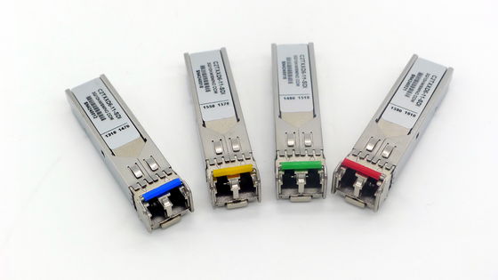 Transceptor do único modo CWDM SFP para o áudio ao conversor da fibra