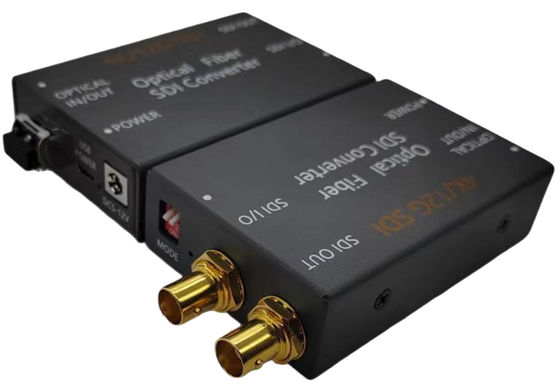 12G SDI ao vídeo do canal do conversor 1 da fibra e à transmissão audio