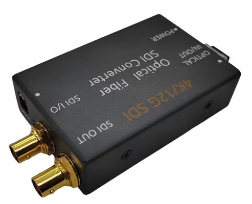 12G SDI ao vídeo do canal do conversor 1 da fibra e à transmissão audio