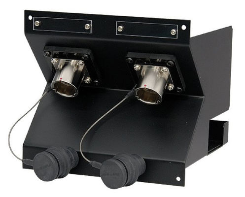Conector da fibra do único modo SMPTE e tomada fixa do painel dos cercos