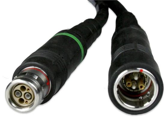 Conector da fibra do único modo SMPTE e tomada fixa do painel dos cercos