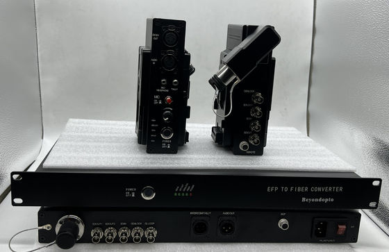 Sistema da câmera da fibra do EFP com o conector do registro LEMO 3K93C do intercomunicador