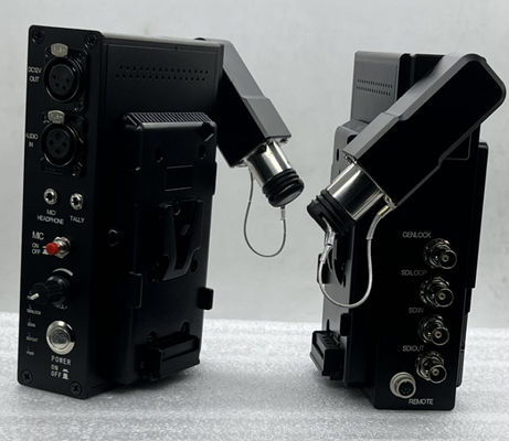 Sistema da câmera da fibra do EFP com o conector do registro LEMO 3K93C do intercomunicador