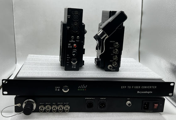 Sistema da câmera da fibra do EFP com o conector do registro LEMO 3K93C do intercomunicador