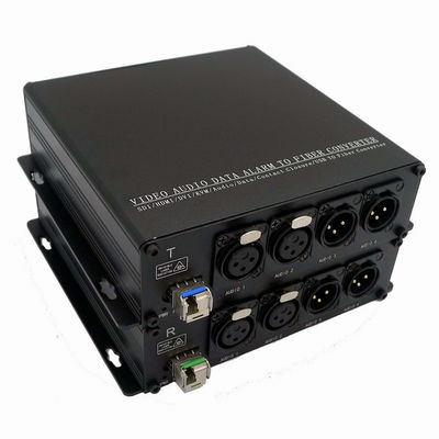 áudio de 3pin XLR ao prolongamento MIC Level And Line Level do conversor da fibra