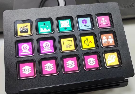Chave customizável do LCD do teclado 15 da plataforma do córrego