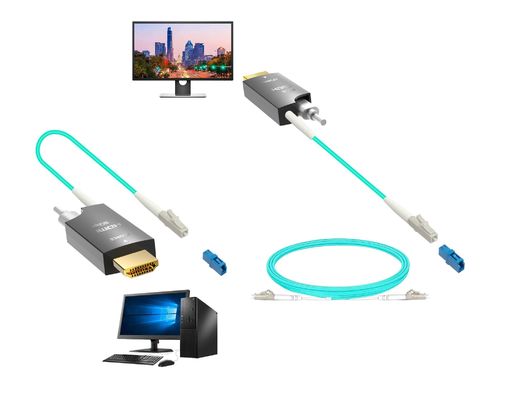 HDMI ao prolongamento de fibra ótica 300meter