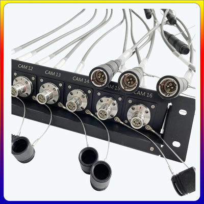 Painel 2U para conector SMPTE / conector 3K.93C