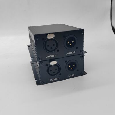 1ch bi-direcional de áudio para conversor de fibra 2ch Balanced Audio para conversor de fibra